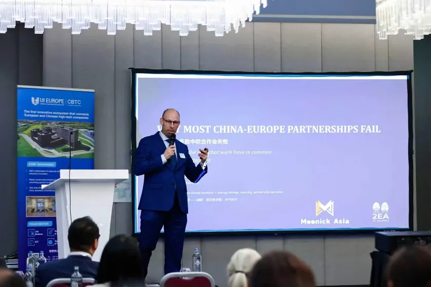 Johnny Browaeys speaking on why most China–Europe partnerships fail